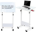 KOUPA 24 Inch Adjustable Height Flip Writable Standing Desk with Wheels by WelcometoKOUPA