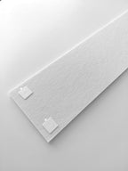 Slated Felt Bulletin Board Tiles | Cork Board Alternative for Walls | Wall Panels for Office & Home Decor | Aesthetic Pinboard & Photo Board | 12-Pack (11.8" x 11.8") with Adhesive | Ivory - Image 4