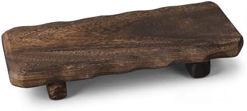 Briwooody Wood Riser Pedestal Stand for Kitchen Counter, 22 x 9 Inch by Briwooody