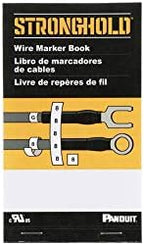 Panduit PCMB-2 Pre-Printed Wire Marker Book, Vinyl Cloth, .22 by 1.38-Inch L, A-Z, 0-15, +, -, / Legends Only - Image 3
