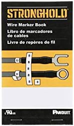 Panduit PCMB-1 Pre-Printed Wire Marker Book, Vinyl Cloth, .22 by 1.38-Inch L, 0 Thru 9 Legends Only - Image 2
