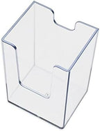 SOURCE ONE Premium Clear Acrylic Single Pocket Vertical Business Card Holder - Image 3