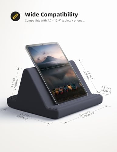 Lamicall Tablet Pillow Stand iPad Bed Soft Holder for Lap 6 Viewing Angles - Image 5