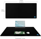 Cacoy 43" x 20" Extended Gaming Mouse Pad XXL, Large Mouse Mat with Stitched Edges, Non-Slip Rubber Base Computer Keyboard Mat, Premium Textured Surface Desk Mat Optimized for Speed and Control, Black - Image 3