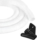 MECCANIXITY 1 1/2" 10ft Split Wire Loom Tubing w/Installation Tool White by MECCANIXITY