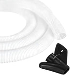 MECCANIXITY 1 1/2" 10ft Split Wire Loom Tubing w/Installation Tool White by MECCANIXITY