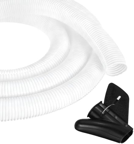 MECCANIXITY 1 1/2" 10ft Split Wire Loom Tubing w/Installation Tool White by MECCANIXITY