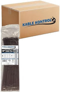 Kable Kontrol Cable Zip Ties, 14 Inch, 6000 Pcs, 50lbs Test, Brown by KABLEKONTROL%C2%AE