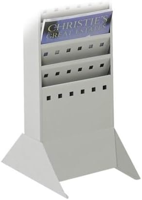 Safco 4323GR Steel Base for Steel Magazine Rack (Sold Separately), Gray by SafcoProducts