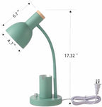 Adjustable Metal Desk Lamp with Pen Holder,Flexible Neck Table Lamp - Image 3