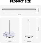 48 Inch Aluminum Ticket Holder Rail with 2 Receipt Stabbers for Restaurant, Kitchen, Bar - Image 6