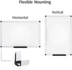 VIZ-PRO Dry Erase Board/Magnetic White Board, 48 X 32 Inches, Silver Aluminium Frame - Image 3