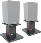 Rockville RHT8D Pair 8" Dark Wood Desktop Speaker/Studio Monitor Stands - Image 2