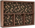 pandapark Wood Organizer Tray,Black Walnut,Desk & Drawer Storage Box (Walnut Dream) by Pandapark
