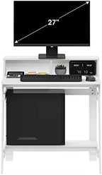 Furinno Simplistic A Frame Computer Desk, Regular, White - Image 4