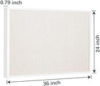 OWLKELA 2 Pcs Linen Cork Bulletin Board, 60"x 90" - Image 2
