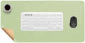 Dual-Sided Office Leather Cork Desk Mat Waterproof Non Slip Large Mouse Pad by Unknown