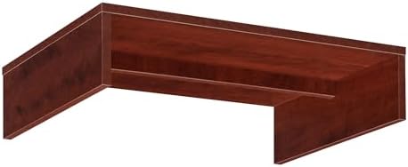 Convenience Concepts Designs2Go Small TV Riser 23.75", for TVs up to 26" - Contemporary TV or Computer Riser for Living Room, Modern Office, Den, Cherry - Image 3
