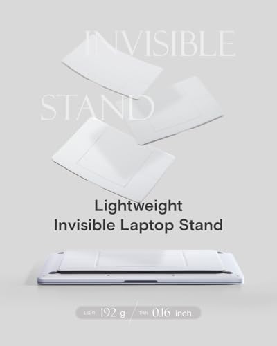 MOFT Invisible Laptop Stand, Stick-Free Tablet&Laptop Riser for Mobile Work - Image 2