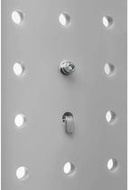 Triton Products (76936) DuraHook 36 Pc Zinc Plated Steel Hook Assortment for DuraBoard or 1/8 In. and 1/4 In. Pegboard, Silver - Image 2