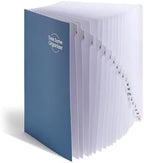 Smead Expandable Office Desk File Sorter, Office Supplies, Alphabetic (A-Z) and Numeric(1-20) Desk Organizer, 20 Indexing Dividers, Laminated Tabs, Legal Size, Blue, Office Desk Accessories (89237) by SMEAD