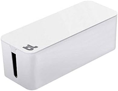 Bluelounge CableBox Cable and Cord Management System - Set of 1 Large and 1 Mini Box - White - Image 2