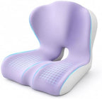 X Large Seat Cushion Office Chair and Car with Lumbar Support Pillow by Unknown