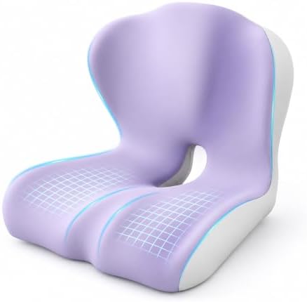 X Large Seat Cushion Office Chair and Car with Lumbar Support Pillow by Unknown