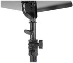 Rockville RLS68 Adjustable DJ Laptop, Tablet Tripod Stand with Dual Trays - Image 6