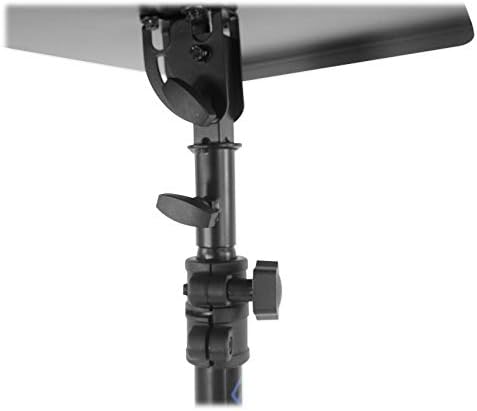 Rockville RLS68 Adjustable DJ Laptop, Tablet Tripod Stand with Dual Trays - Image 6
