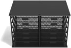 TRU RED Wire Mesh File Organizer, 12-Compartment, Matte Black, 2-Pk - Image 4