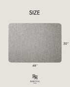 BARoyal Office Chair Mat for Hardwood Floor Under Desk Computer Rolling Chair Mat for Wood/Tile Floor Non-Slip Heavy Duty Desk Rug PVC Plastic Hard Floor Protector 30" x 48"(Soapstone) - Image 6