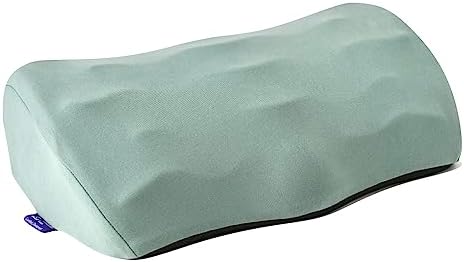C CUSHION LAB Foot Rest for Under Desk at Work - Adjustable Memory Foam Foot Rest for Office Chair & Gaming Chair - Ergonomic Design for Back & Hip Pain Relief - Wellness Green by CUSHIONLAB