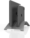 amesoba | DualBridgeStand for MacBook and iPad | Aluminum Vertical Laptop Desk Stand (Space Grey) by amesoba