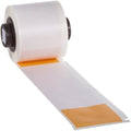 Brady PTL-34-427-OR TLS 2200 and TLS PC Link 1.5" Width x 6" Height, B-427 Self-Laminating Vinyl, Matte Finish Orange/Translucent Label (50 per Roll) by BradyCorp