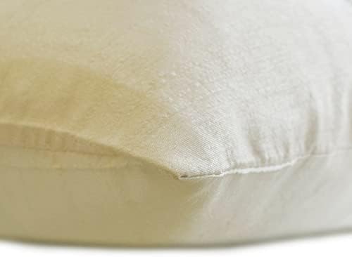 The HomeCentric Ivory Lumbar Pillow Cover, 12x26 inch (30x65 cm) Lumbar Pillow Cover, Crystals Medallion Lumbar Pillow Cover, Silk Lumbar Pillow Cover, Geometric Contemporary - Crystal Clear - Image 2