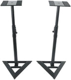 Rockville RSM3 27.5"-43.3" Studio Monitor Bookshelf Speaker Stands, Pair - Image 5