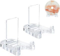 2 Pack Acrylic Easel Display，Plate Stand for Display，Adjustable Clear Display Holder for 4" to 8" Platter, Book, Card, Frame, Picture, Artwork, Plaque ( Small-2pcs 4"-8") by Unknown