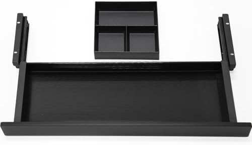 Under Desk Drawer, Hidden Slide-Out Storage Organizer for Home Office Desk by DERSITE