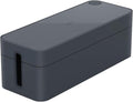 Durable, Cable Management Box Organizer, Graphite, Large by DURABLEOfficeProducts