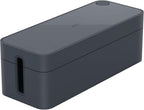 Durable, Cable Management Box Organizer, Graphite, Large by DURABLEOfficeProducts