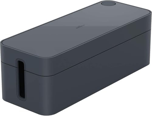 Durable, Cable Management Box Organizer, Graphite, Large by DURABLEOfficeProducts