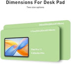 Aothia Faux Leather Desk Mat - Non-Slip PU Leather Desk Blotter, Waterproof Writing Surface, Large Desk Pad for Office & Home (Foam Green, 55" x 24") - Image 5