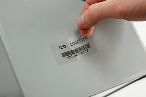 Brady Authentic (M21-750-430) Harsh Environment Polyester Label for Lab, Asset Tracking and Datacom Labeling, Black on Clear- For M210, M210-LAB, M211, BMP21-PLUS and BMP21-LAB Printers, .75" W 21' L - Image 4