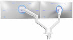 VIVO Heavy Duty Dual Ultra-Wide Monitor Tension Arm, Up to 45 inch Screens, Holds 44 lbs per Arm, Premium Desk Mount Monitor Stand for 2 Ultrawides, White, STAND-V200VW by VIVO