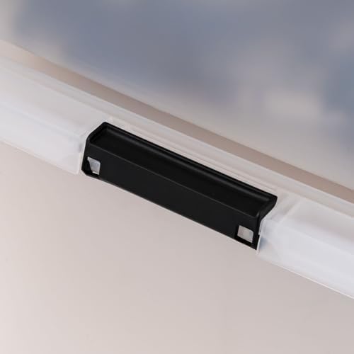 IRIS USA 4-Pack 55 Quart Clip Box with Latching Lid - Image 2