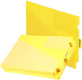 Pendaflex 13544 End Tab Vinyl Outguides w/Center Tab Printed Out, Letter Size, Yellow, 50/Box by TOPSProducts