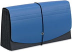 Smead Two-Way Handy Organizer File, 21 Pockets, Alphabetic (A-Z) and Monthly (Jan-Dec), Flap and Elastic Cord Closure, Blue/Black (70506) - Image 2