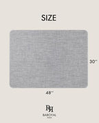 BARoyal Office Chair Mat for Hardwood Floor Under Desk Computer Rolling Chair Mat for Wood/Tile Floor Heavy Duty PVC Plastic Hard Floor Protector 30" x 48"(Nardo Grey) - Image 6
