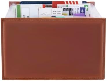 Genuine Leather A6 Receipt Organizer，Stand Receipt Organizer Folder, 13 Pockets Small Accordion File Organizer - Image 7